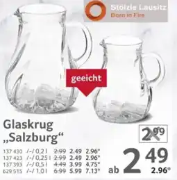 Selgros Glaskrug ,,Salzburg" Angebot