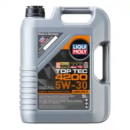 toom Baumarkt Liqui Moly Leichtlauf-Motoröl 'Top Tec 4200 5W-30' 5 l Angebot