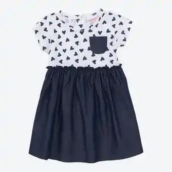 NKD Baby-Mädchen-Kleid mit Denim-Rock Angebot