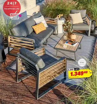 Höffner A CASA MIA Lounge-Set „Lido" Angebot