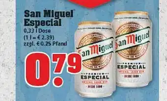 trinkgut San Miguel Especial Angebot
