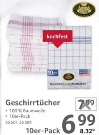 Selgros GOZZE Geschirrtücher Angebot