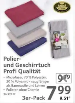 Selgros GOZZE Polier- und Geschirrtuch Profi Qualität Angebot