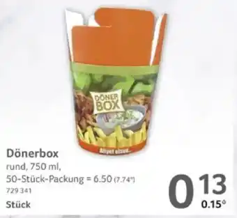 Selgros Dönerbox rund, 750 ml, Angebot