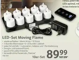 Selgros DUNI LED-Set Moving Flame Angebot