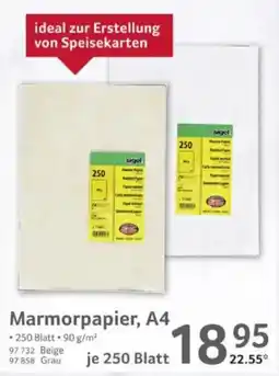 Selgros Marmorpapier, A4 Angebot