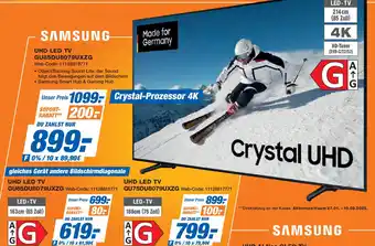 Expert SAMSUNG UHD LED TV GU85DU8079UXZG Angebot