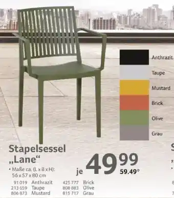 Selgros Stapelsessel „Lane" Angebot