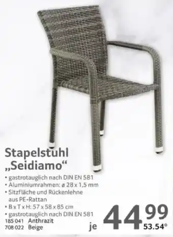 Selgros Stapelstuhl ,,Seidiamo“ Angebot