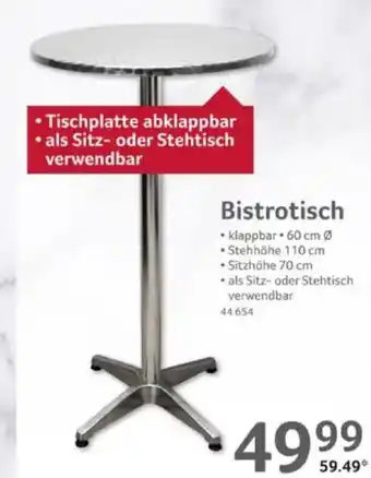 Selgros Bistrotisch Angebot