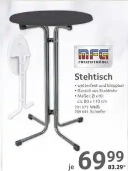 Selgros MFG FREIZEITMOBEL Stehtisch Angebot