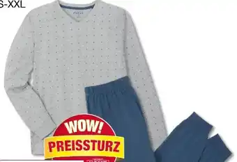 Woolworth Herren-Pyjama Angebot