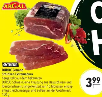 CITTI Markt ARGAL DUROC Serrano Schinken Extremadura Angebot