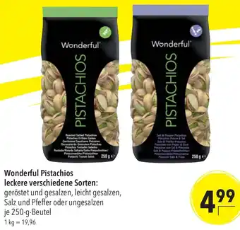 CITTI Markt Wonderful Pistachios leckere verschiedene Sorten Angebot