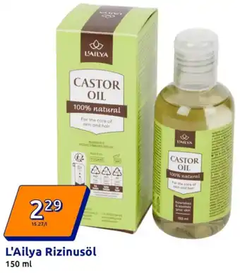 Action L'Ailya Rizinusöl Angebot