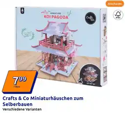 Action Crafts & Co Miniaturhäuschen zum Selberbauen Angebot