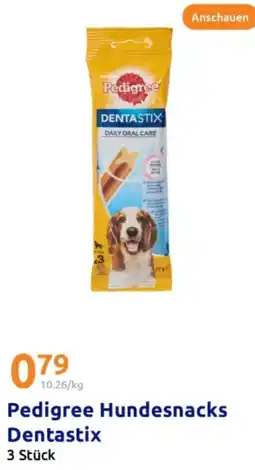 Action Pedigree Hundesnacks Dentastix Angebot