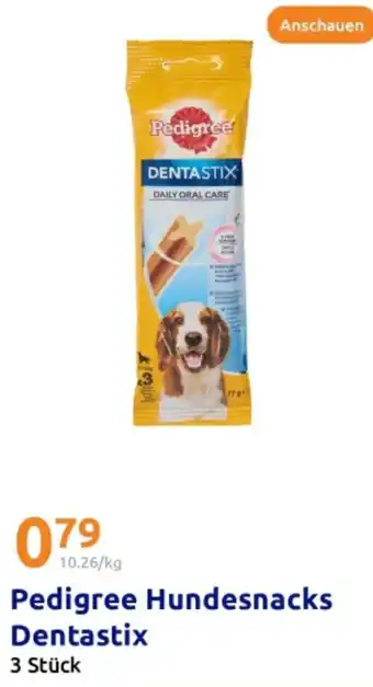 Action Pedigree Hundesnacks Dentastix Angebot