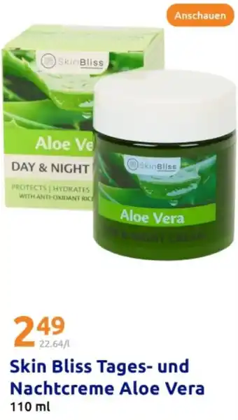 Action Skin Bliss Tages- und Nachtcreme Aloe Vera Angebot