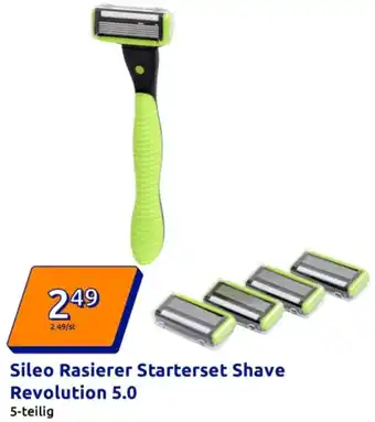 Action Sileo Rasierer Starterset Shave Revolution 5.0 Angebot