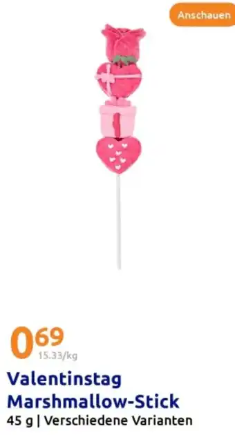 Action Valentinstag Marshmallow-Stick Angebot