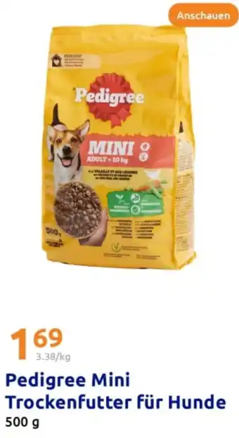 Action Pedigree Mini Trockenfutter für Hunde Angebot