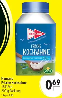 CITTI Markt Arla Hansano Frische Kochsahne Angebot