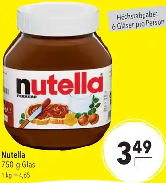 CITTI Markt Nutella Angebot