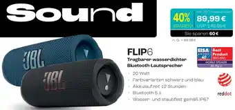 CITTI Markt JBL FLIP6 Tragbarer wasserdichter Bluetooth-Lautsprecher Angebot