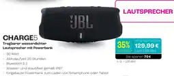 CITTI Markt JBL CHARGE5 Tragbarer wasserdichter Lautsprecher mit Powerbank Angebot