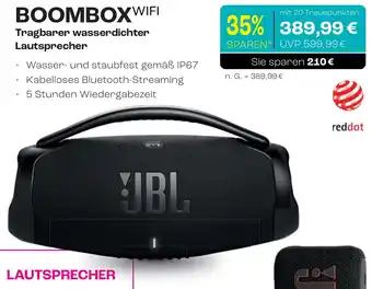 CITTI Markt JBL BOOMBOXWIFI Tragbarer wasserdichter Lautsprecher Angebot