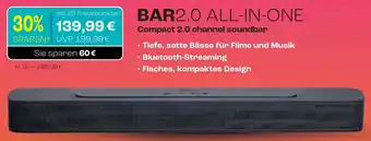 CITTI Markt JBL BAR2.0 ALL-IN-ONE Compact 2.0 channel soundbar Angebot