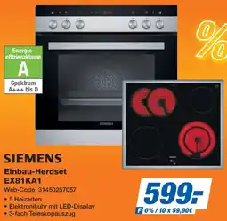 Expert SIEMENS Einbau-Herdset EX81KA1 Angebot