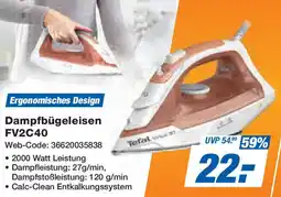 Expert Tefal Dampfbügeleisen FV2C40 Angebot