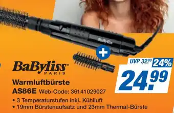 Expert BaByliss Warmluftbürste AS86E Angebot