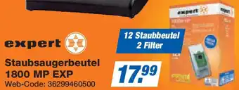 Expert expert Staubsaugerbeutel 1800 MP EXP Angebot