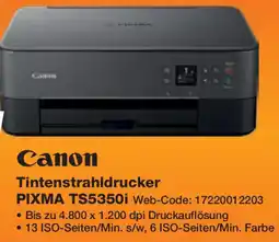 Expert Canon Tintenstrahldrucker PIXMA TS5350i Angebot