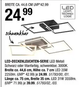 Hofmeister Led deckenleuchten-serie Angebot