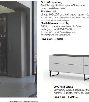 Möbel Inhofer Schlafzimmer Angebot