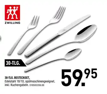 Möbel Wallach Zwilling 30-tlg. besteckset Angebot