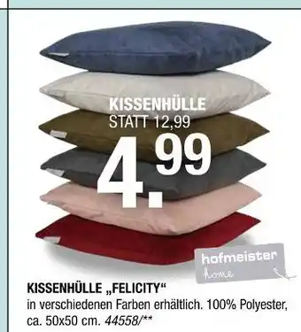 Hofmeister Hofmeister home kissenhülle „felicity“ Angebot