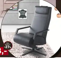 Möbel Inhofer Echtes leder relaxsessel „em400“ Angebot