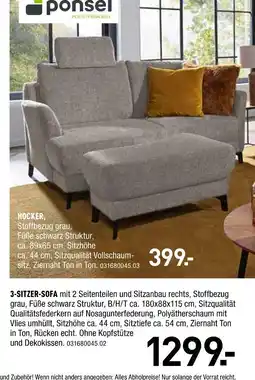 Möbel Wallach Ponsel 3-sitzer-sofa Angebot