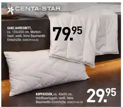 Möbel Wallach Centa-star ganzjahresbett oder kopfkissen Angebot