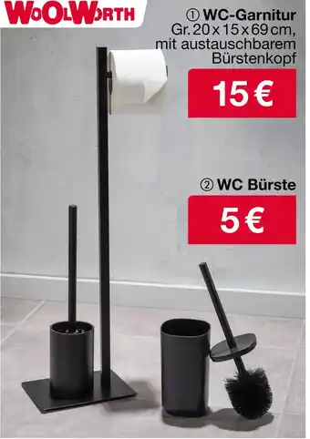 Woolworth Woolworth wc-garnitur oder wc bürste Angebot