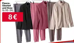 Woolworth Fleece-oberteil und hose Angebot