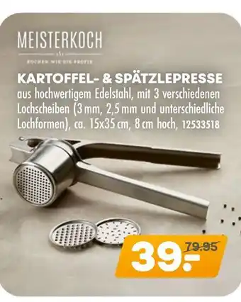 Möbel Kraft Meisterkoch kartoffel- & spätzlepresse Angebot