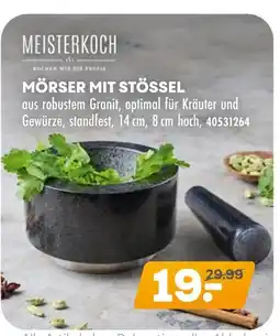 Möbel Kraft Meisterkoch mörser mit stössel Angebot