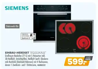 Möbel Kraft Siemens einbau-herdset eq211ka11 Angebot