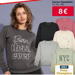 Woolworth Damen Sweatshirt Angebot